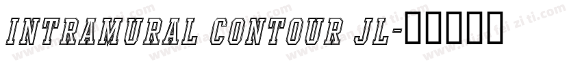 Intramural Contour JL字体转换